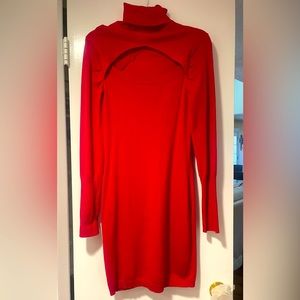 Planet Gold Sweater Dress